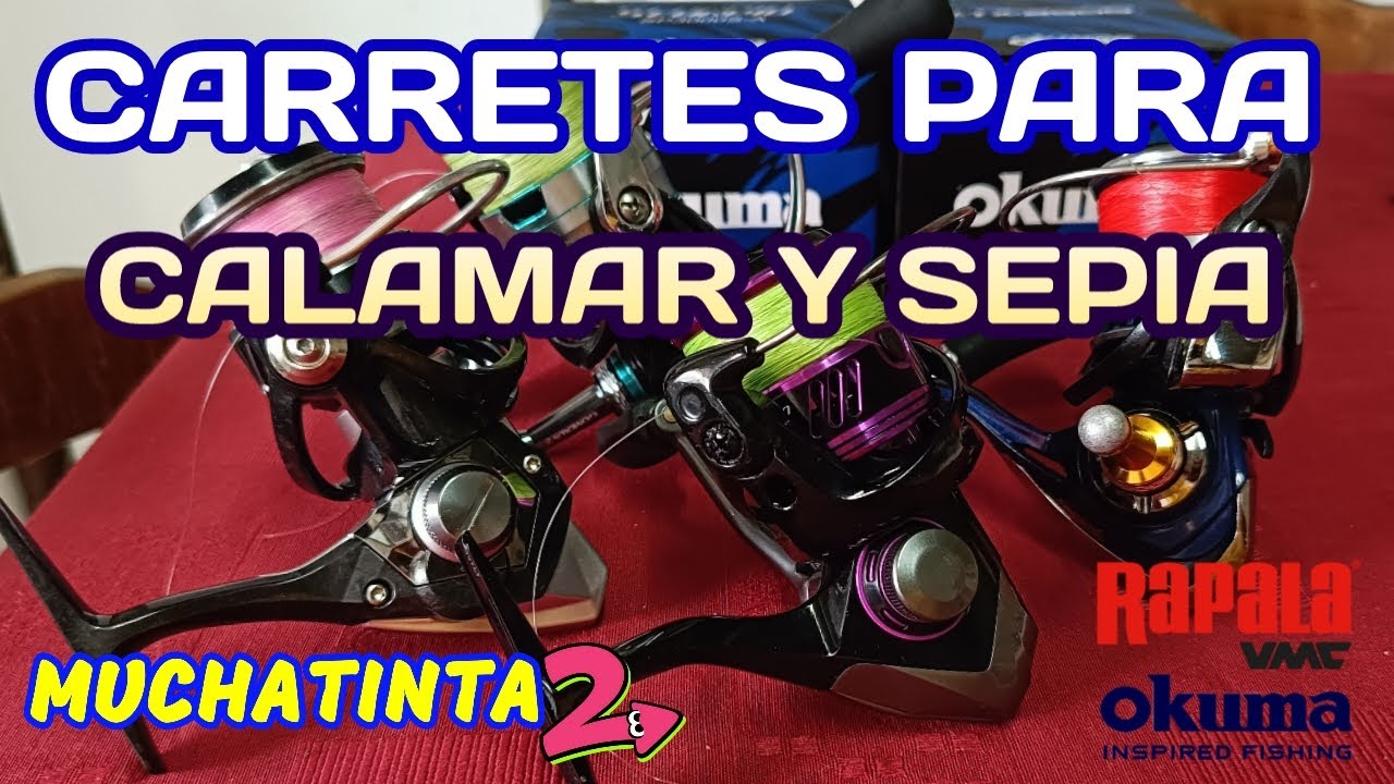 CARRETES PARA LA PESCA DE CALAMAR Y SEPIA