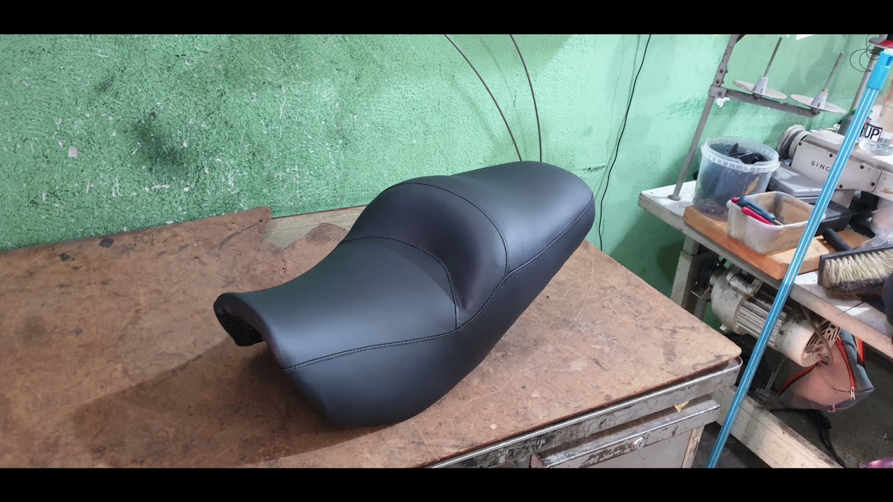 Banco Confort Gel, para CG Titan Tapeçaria do Boka. Brasil Extremo.