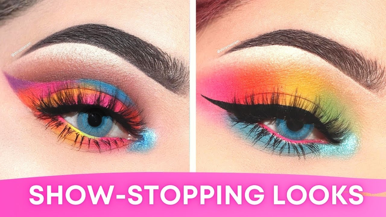 Rainbow Eyeshadow Tutorial 🌈 | Eye Makeup Compilation 2021