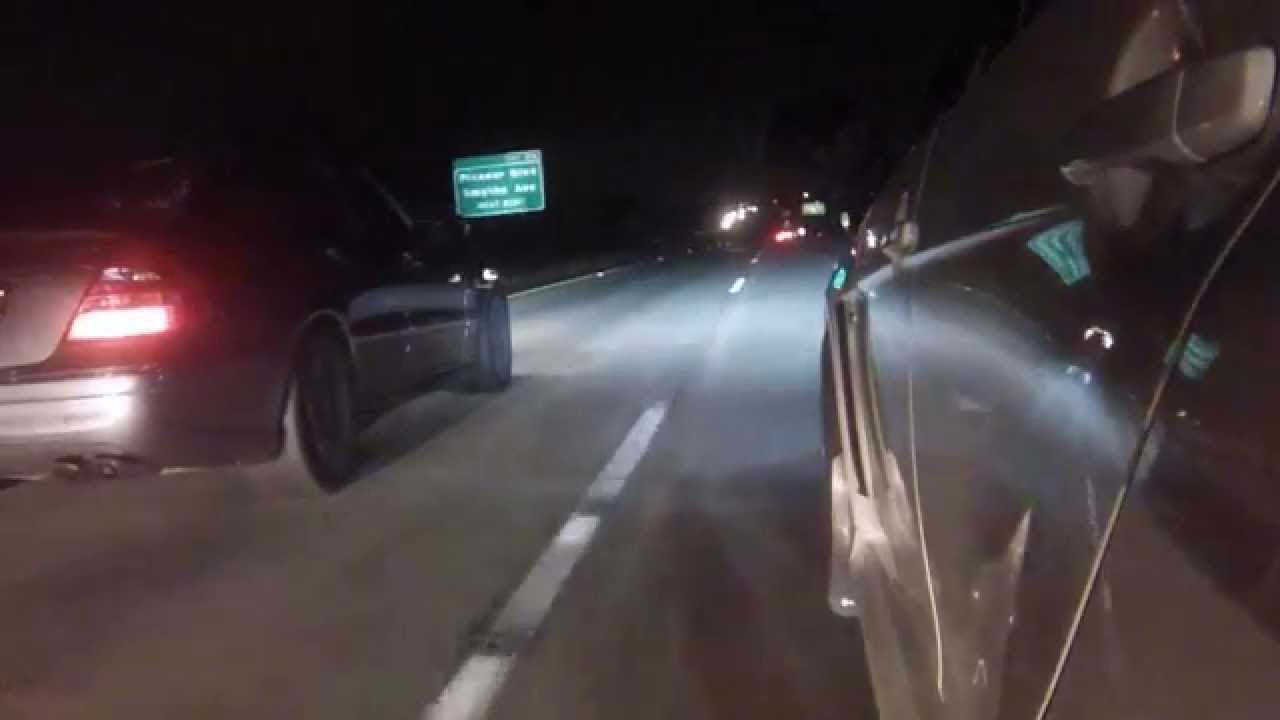 evo x mhi 18k vs e55 amg stg2