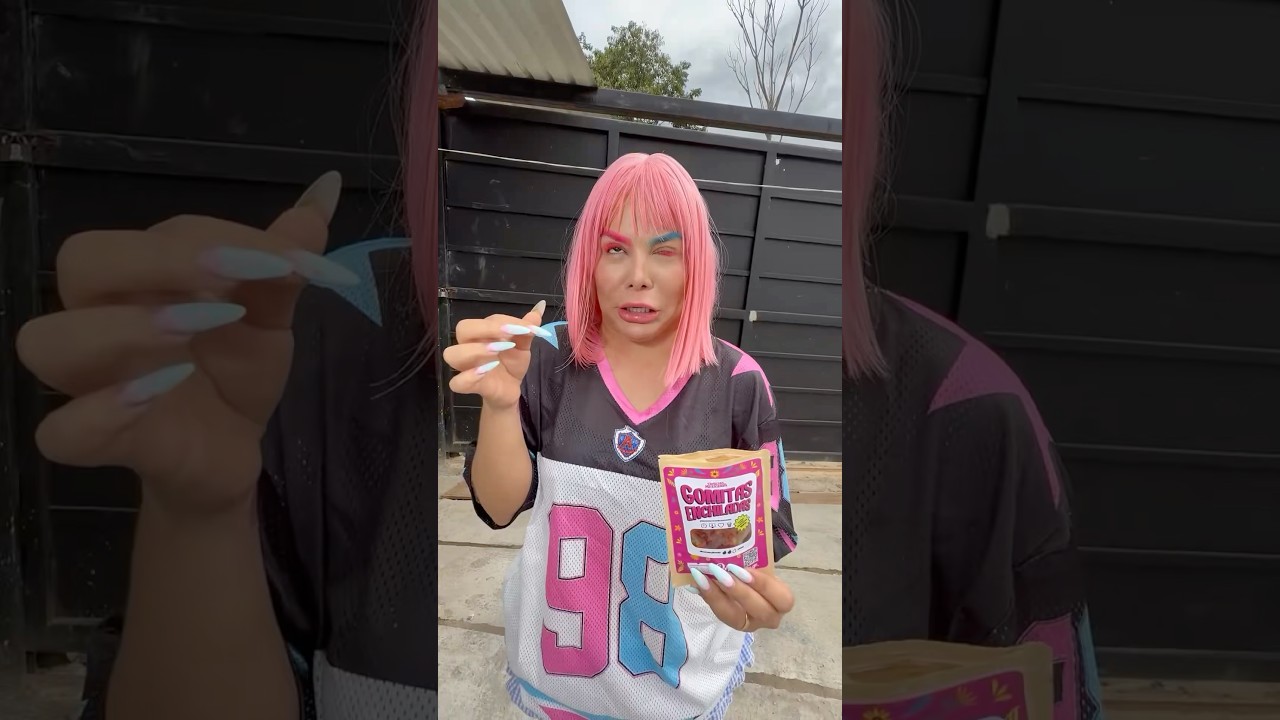 Probamos las gomitas enchiladas #comedy