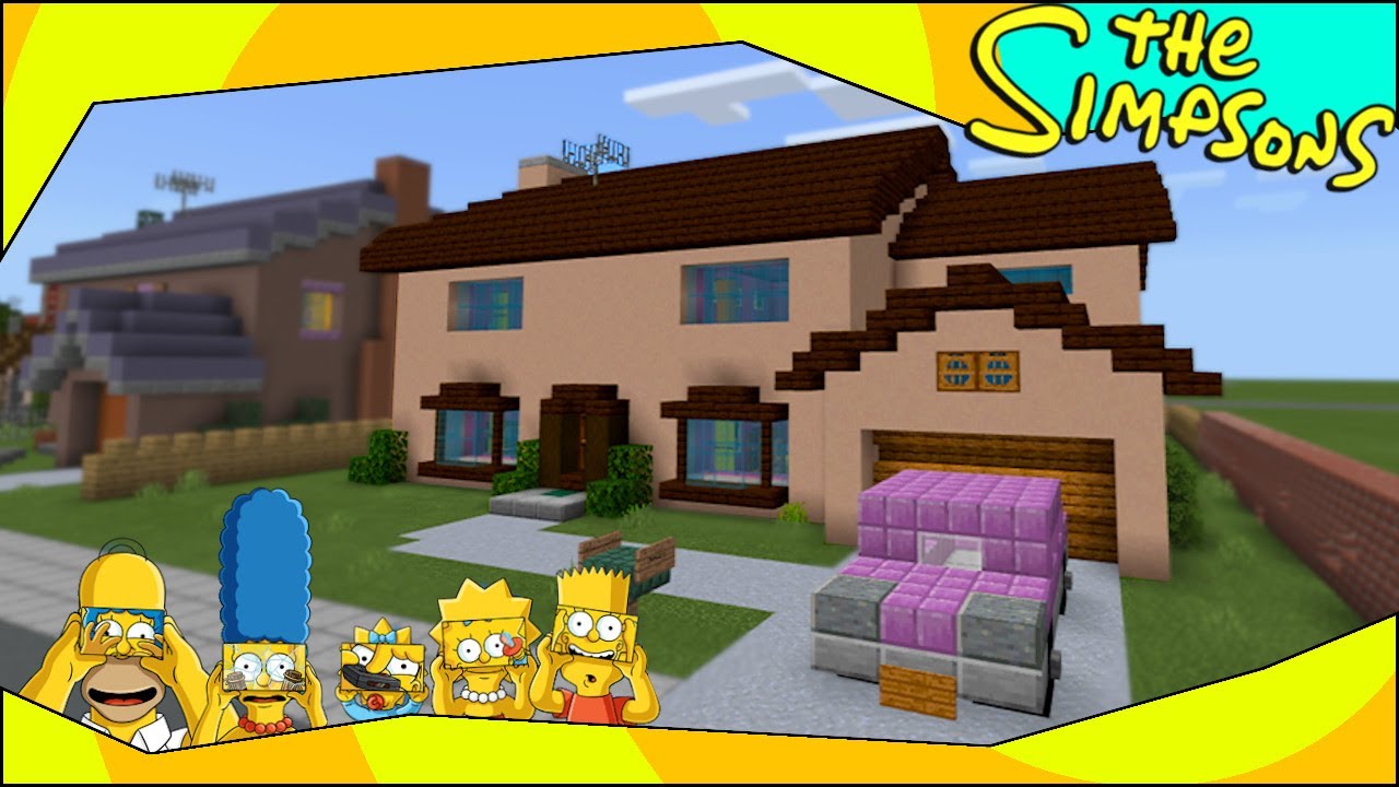 Minecraft The Simpsons | The Simpsons House Tour