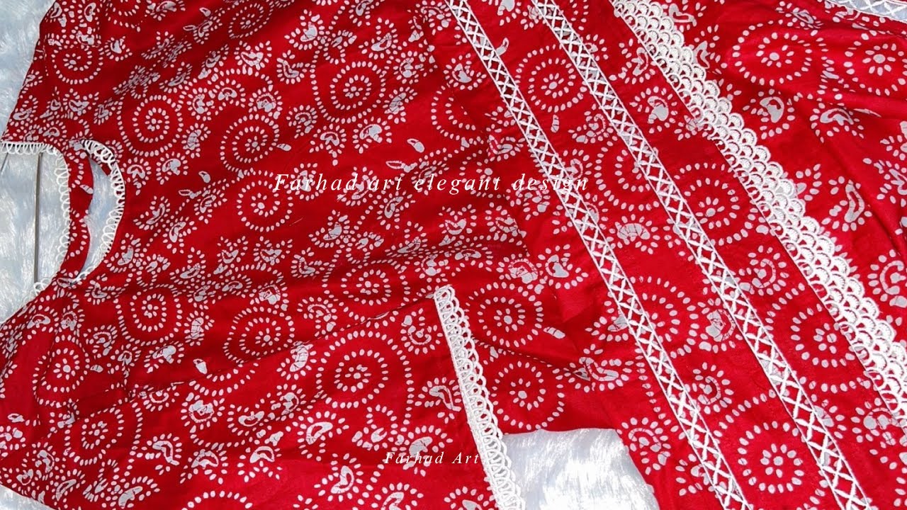 How to make your dress with elegant design | Summer outfit design @farhadart #fashion #design ❤️