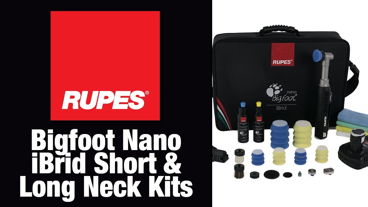 Rupes Bigfoot Nano iBrid Short & Long Neck Kits
