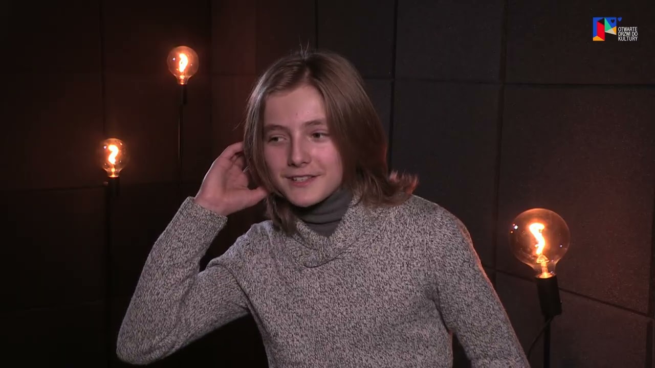 Tymek Gliszczyński specjalnie dla uczestników projektu Otwarte Drzwi do Kultury