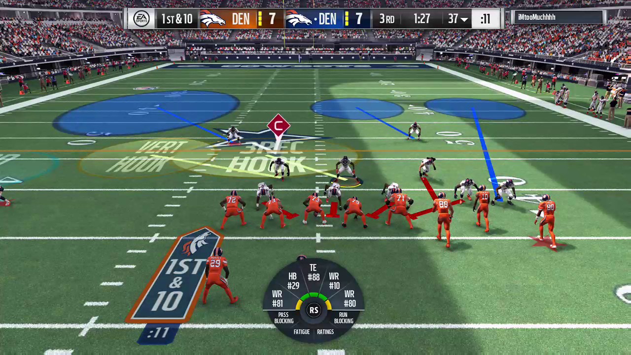 Madden NFL 17 / 3-4 over edge heat gameplay