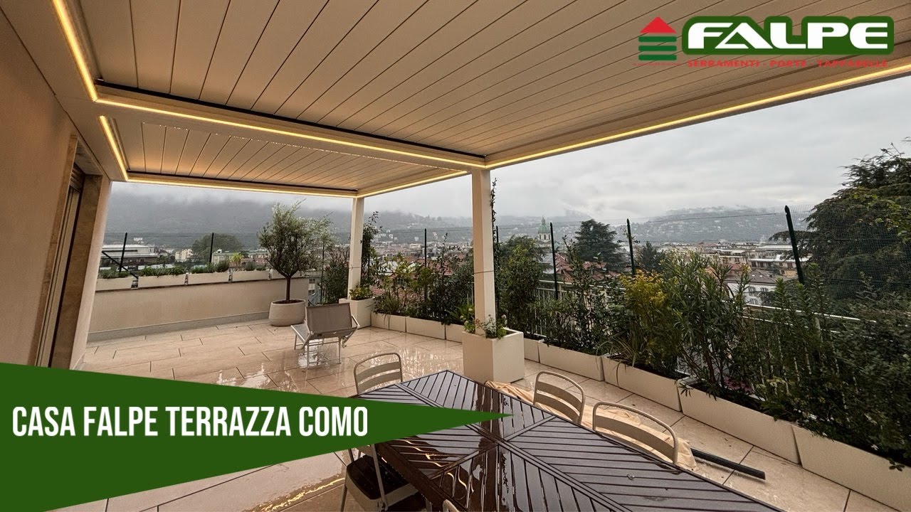 Casa Falpe Terrazza bioclimatica Como