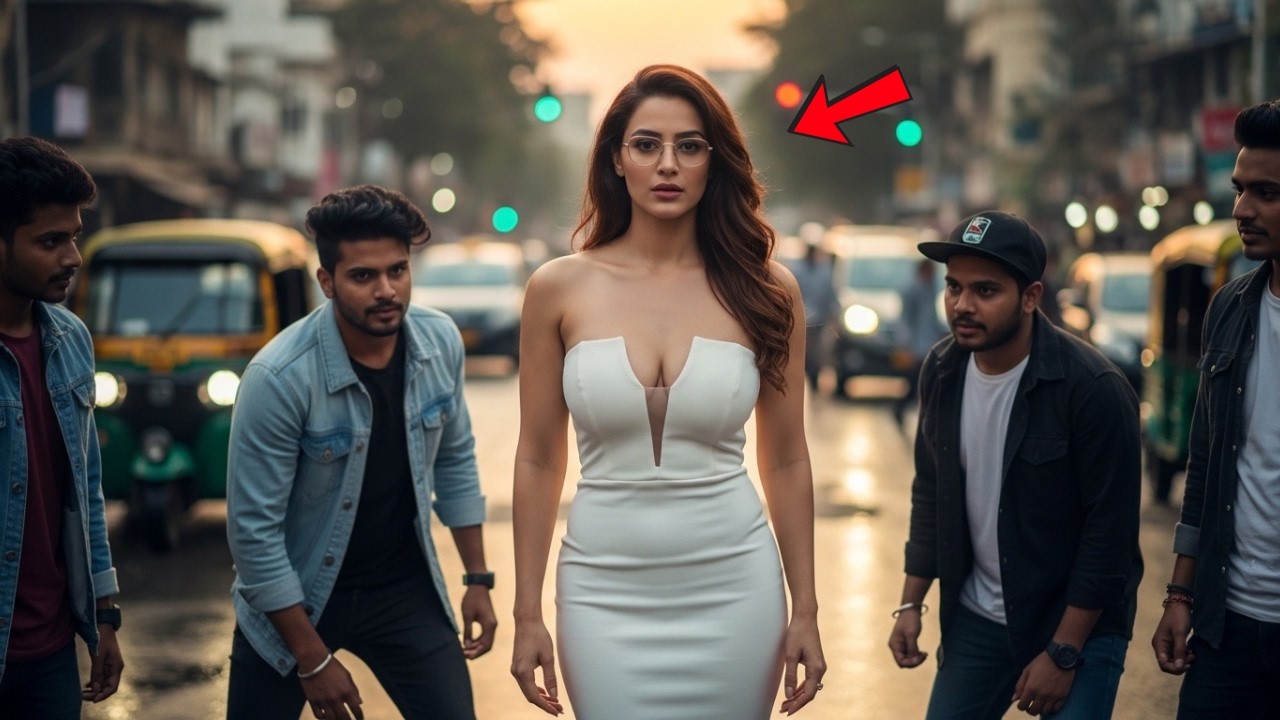 गरीब युवक ने युवकों को महिला से छेड़छाड़ करते देखा — सेकंडों में सड़क खामोश | ट्रेंडिंग कहानी