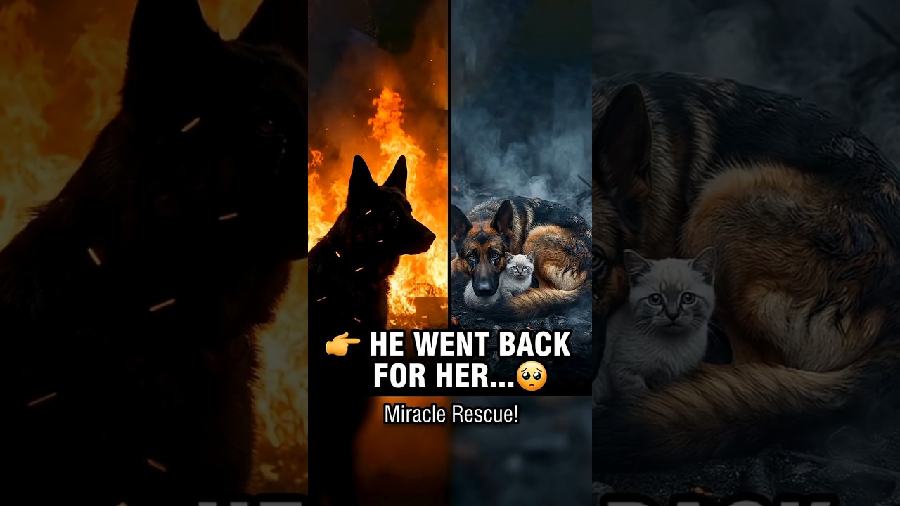 This dog is a TRUE HERO. (Wait for the end) 🐕🔥 #shorts #animation