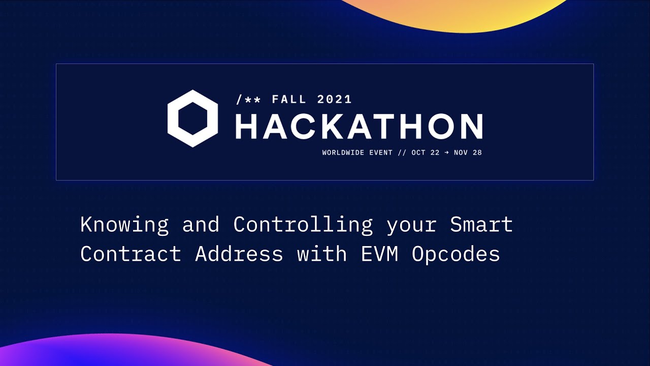Knowing and Controlling your Smart Contract Address with EVM Opcodes