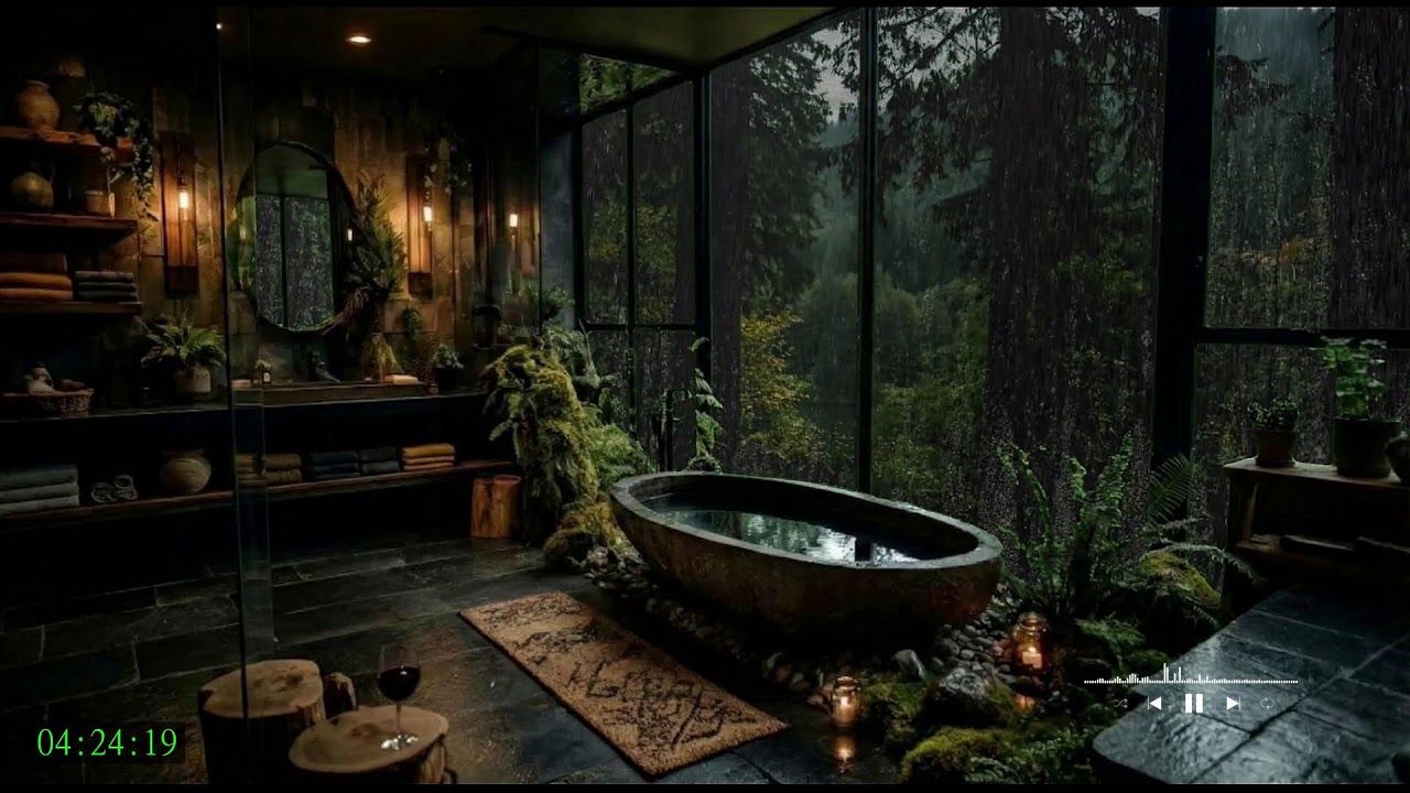 Immersive Relaxing Soundscape for Mental Rest and Emotional Stability