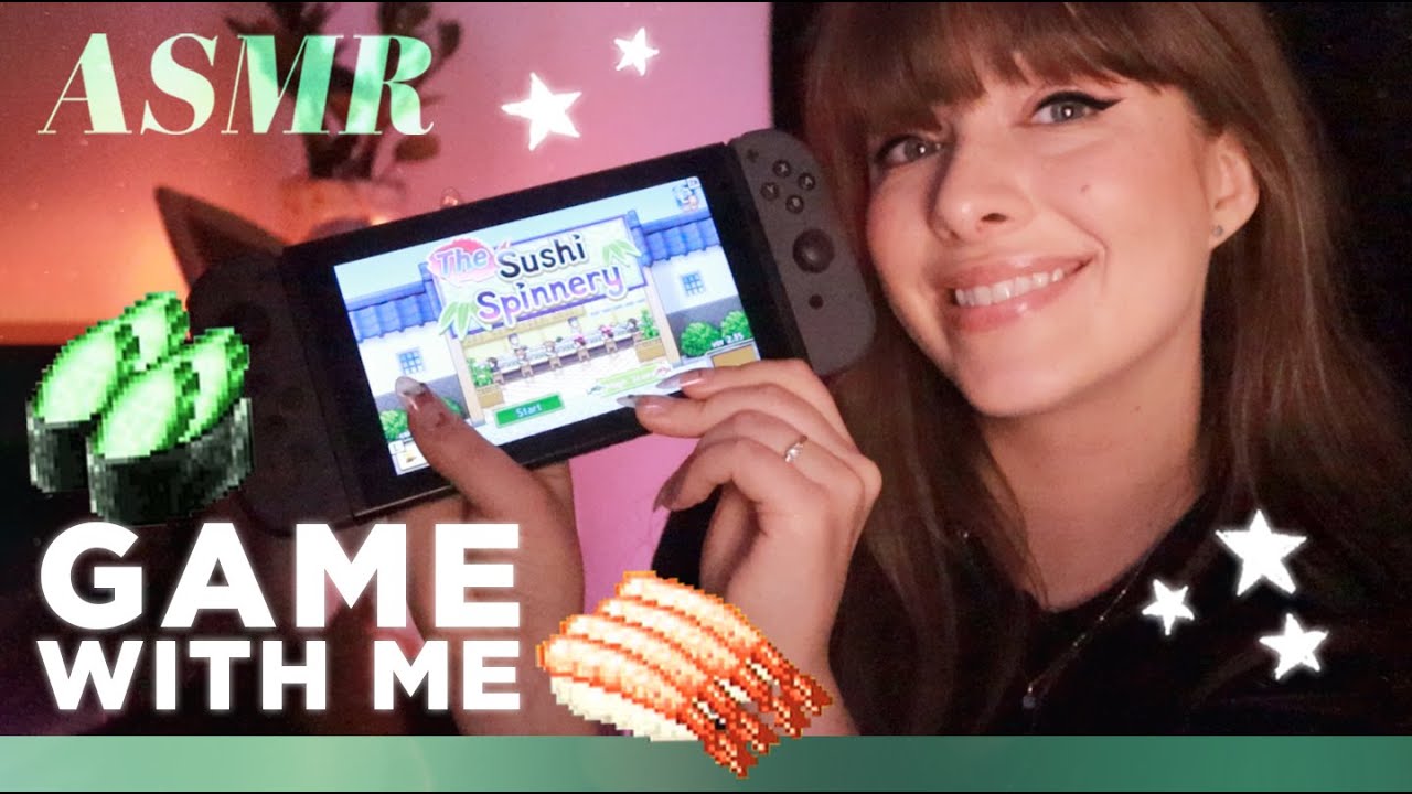 ASMR 🍣 Creating a Sushi Restaurant! 🎮 Gaming Whisper Ramble & Controller Sounds for Relaxation
