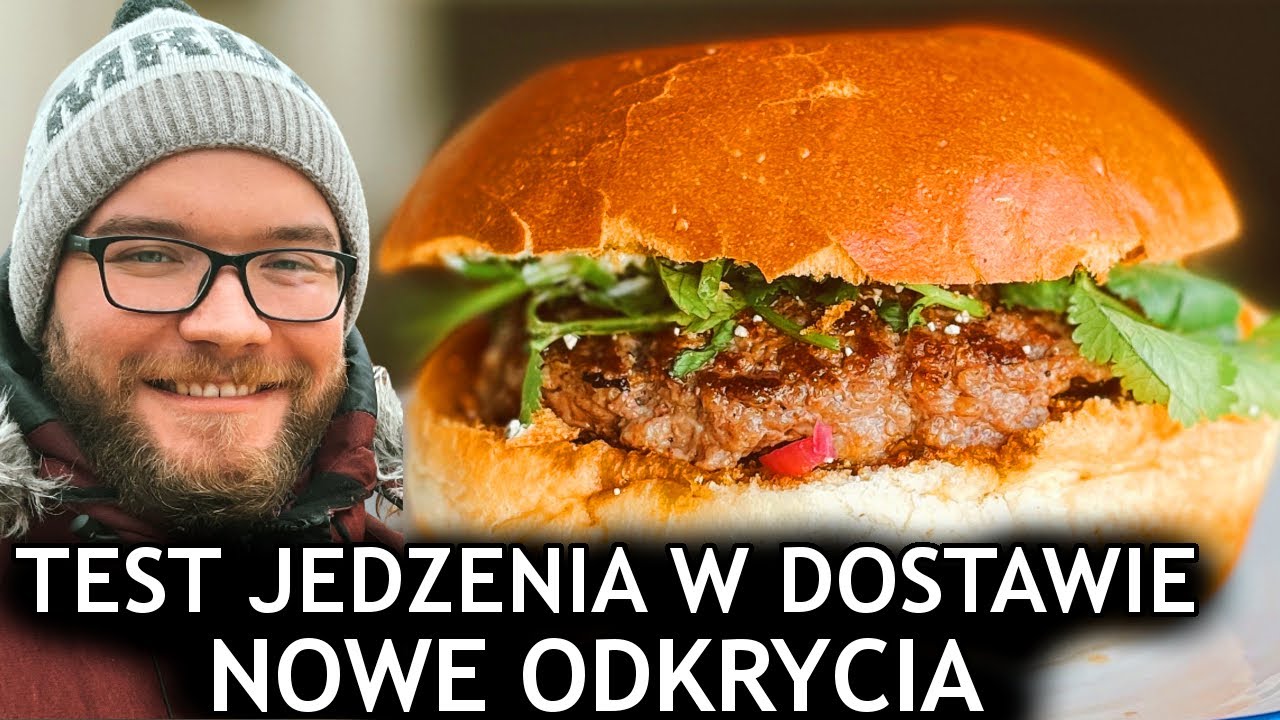 WARSZAWA: TEST JEDZENIA na dowóz - nowe odkrycia: BURGER, SUSHI i inne (2021) | GASTRO VLOG 