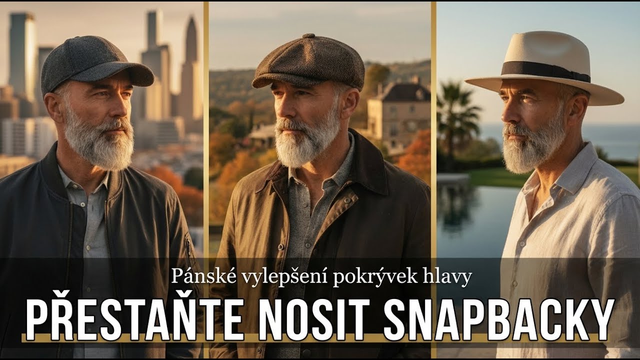 Přední stylista odhaluje: 3 základní klobouky, které potřebuje každý muž nad 50 let