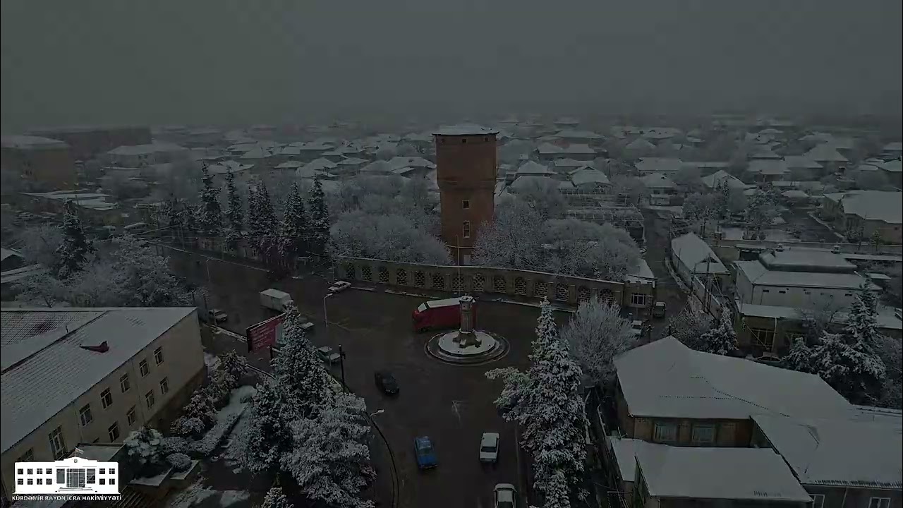 Ağ örpəyə bürünmüş Kürdəmir
