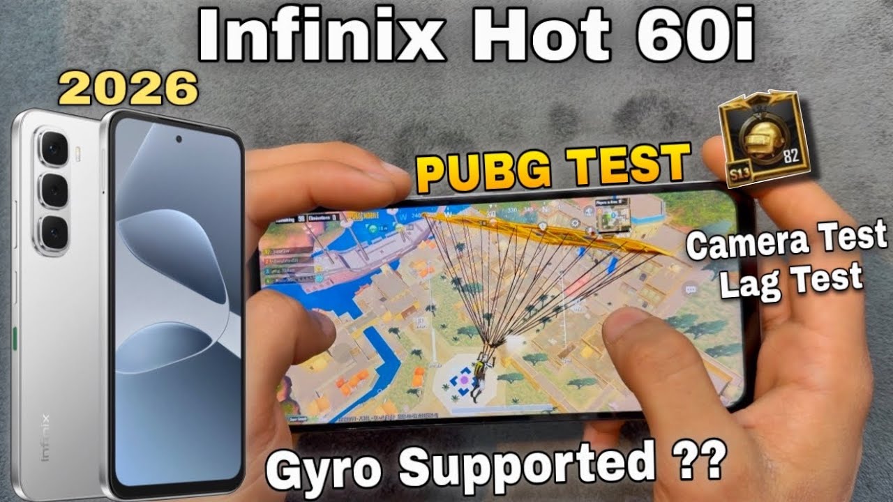Infinix Hot 60i Pubg Test !!😤🥶 | Infinix Hot 60i Pubg Graphics Test | Fps Test | Battery & Gyro Test
