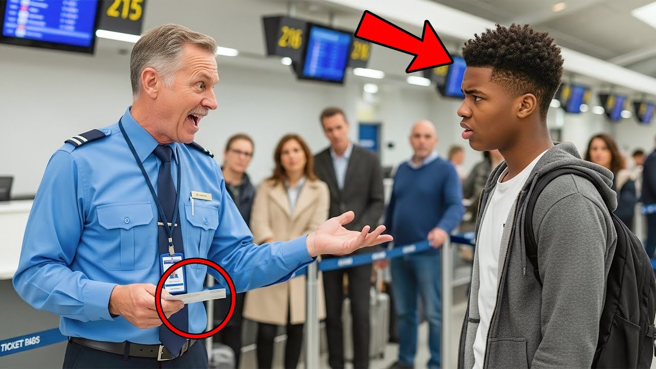 Airport Officer Harasses Black Teen at Gate— His Billionaire Dad Shuts Down the Entire Terminal