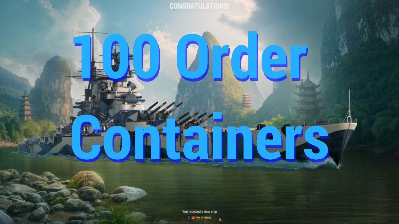 Whaling in World Of Warships 100 Defendant of Order Containers, is it worth it?