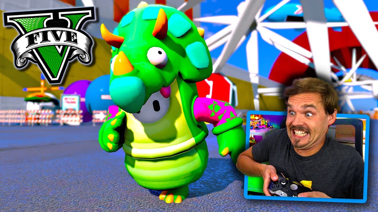 Playing Fall Guys in GTA 5! What's it like? (GTA 5 Mods) #GrandTheftAuto5