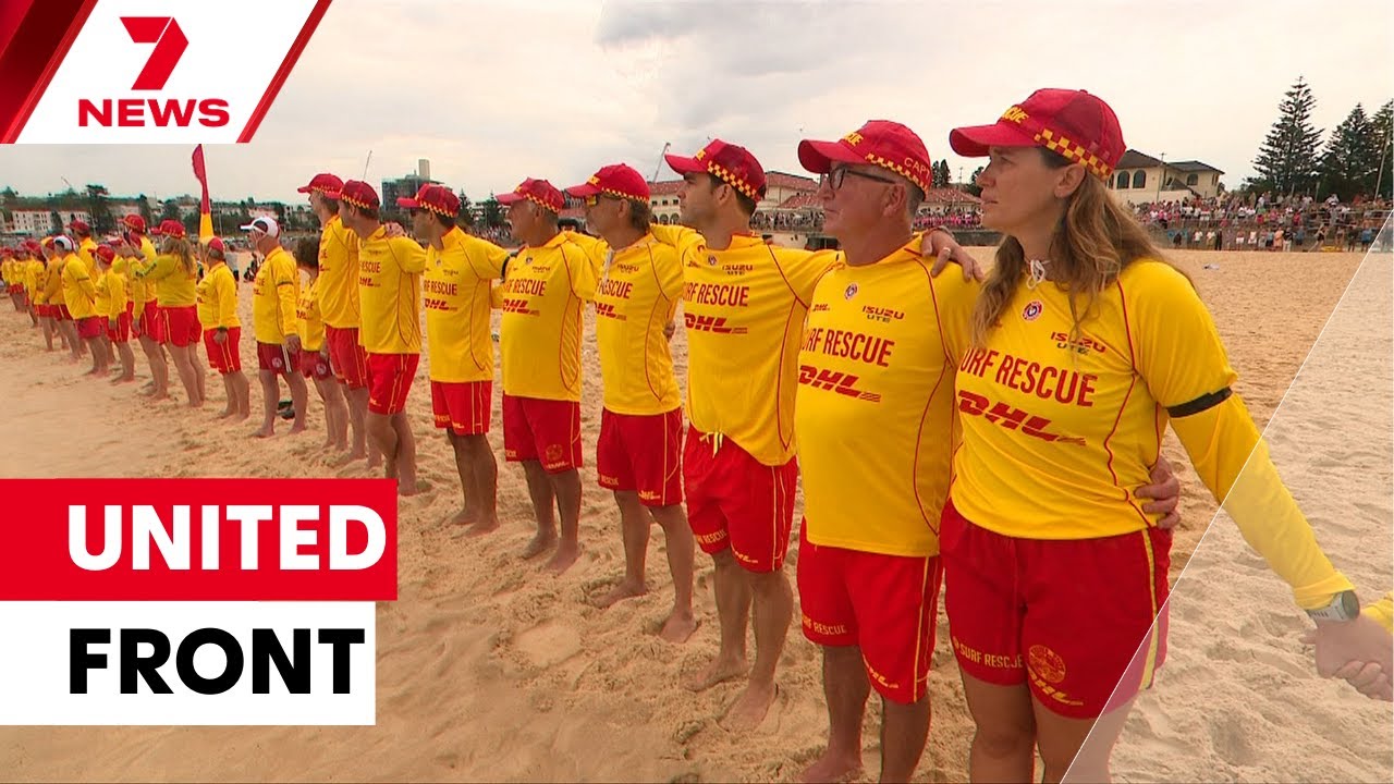Bondi lifesavers unite after terror attack | 7NEWS