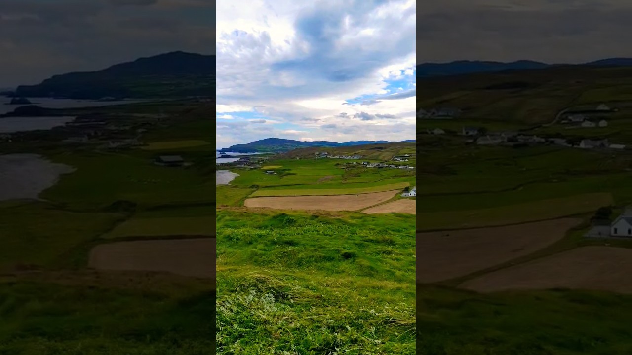 COUNTRYSIDE IN IRELAND ! 🏞️🇮🇪🌊✨ #ireland #countryside #nature #naturelovers #sea  #beautiful #irish