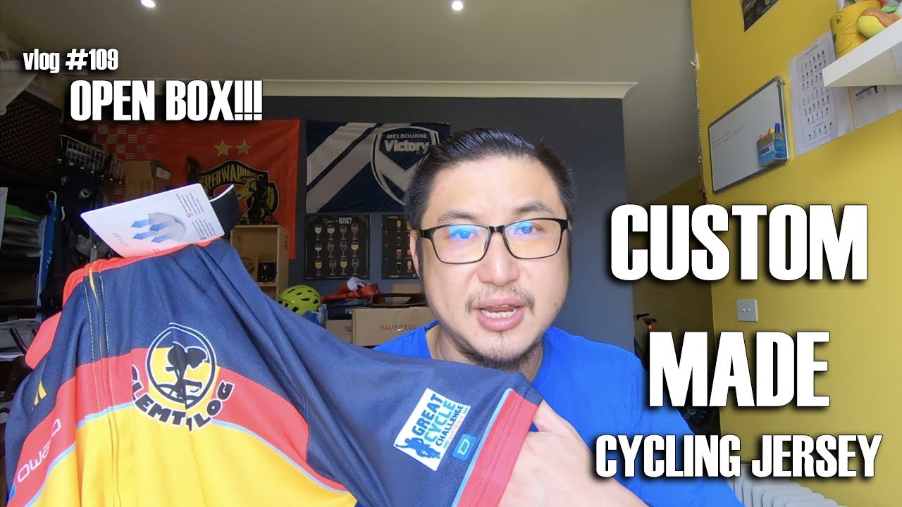 vlog #109【OPEN BOX #10】My custom made cycling jersey via Owayo