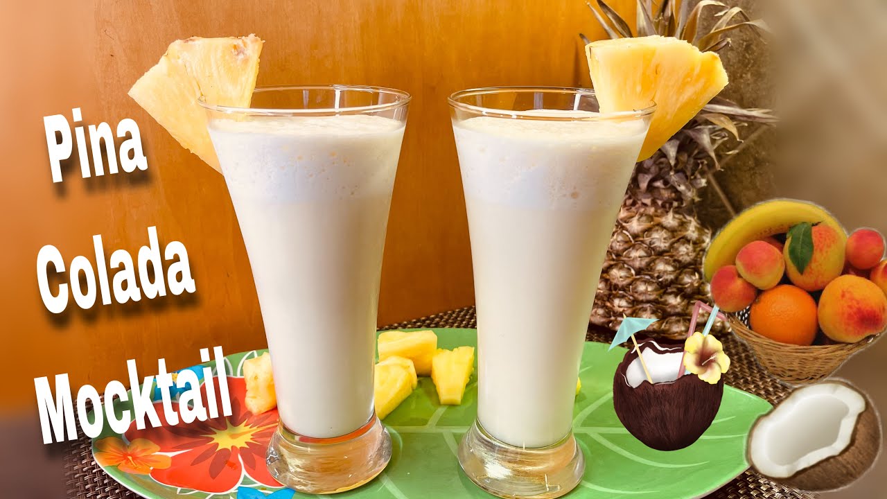 Virgin Pina Colada | Quick, Easy and Delicious Mocktail Recipe!