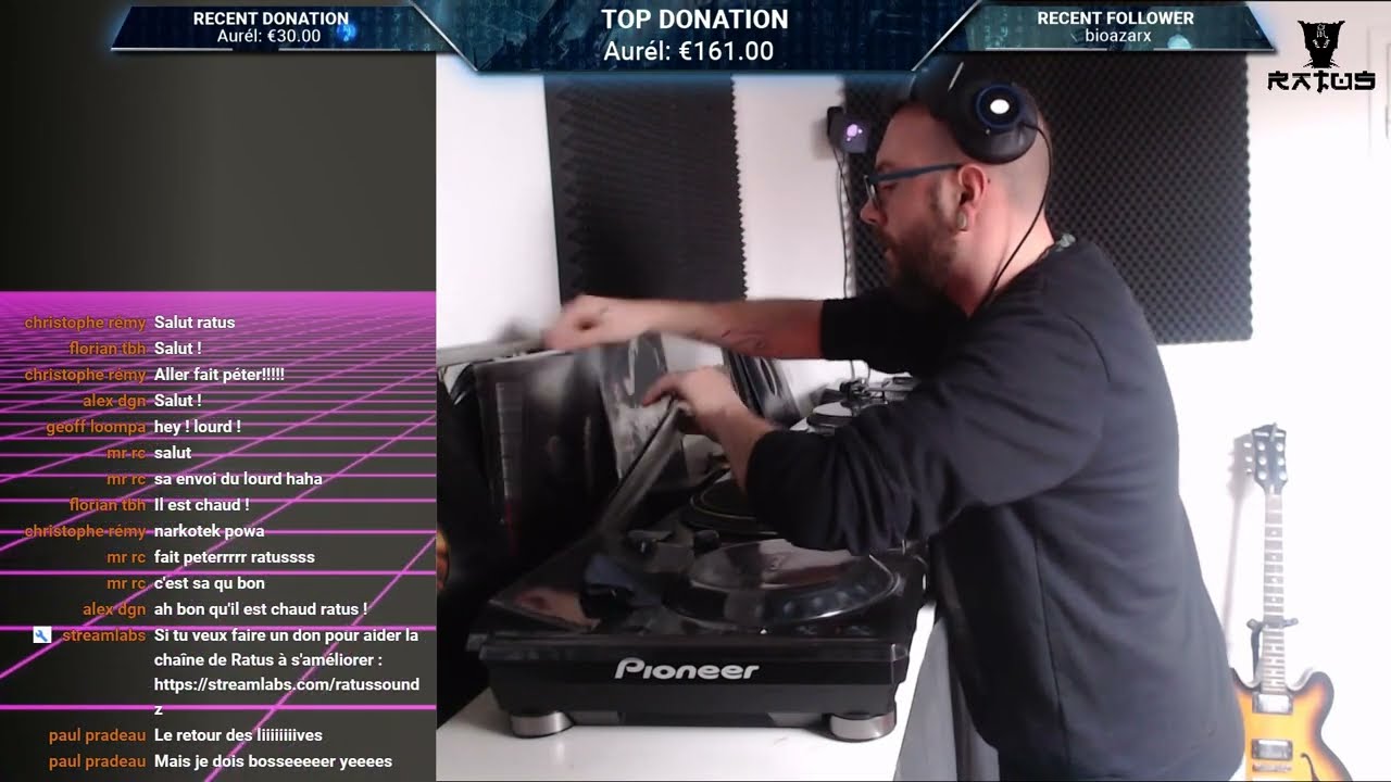 Mix Hardtek Tribecore impro sur vinyles - RATUS