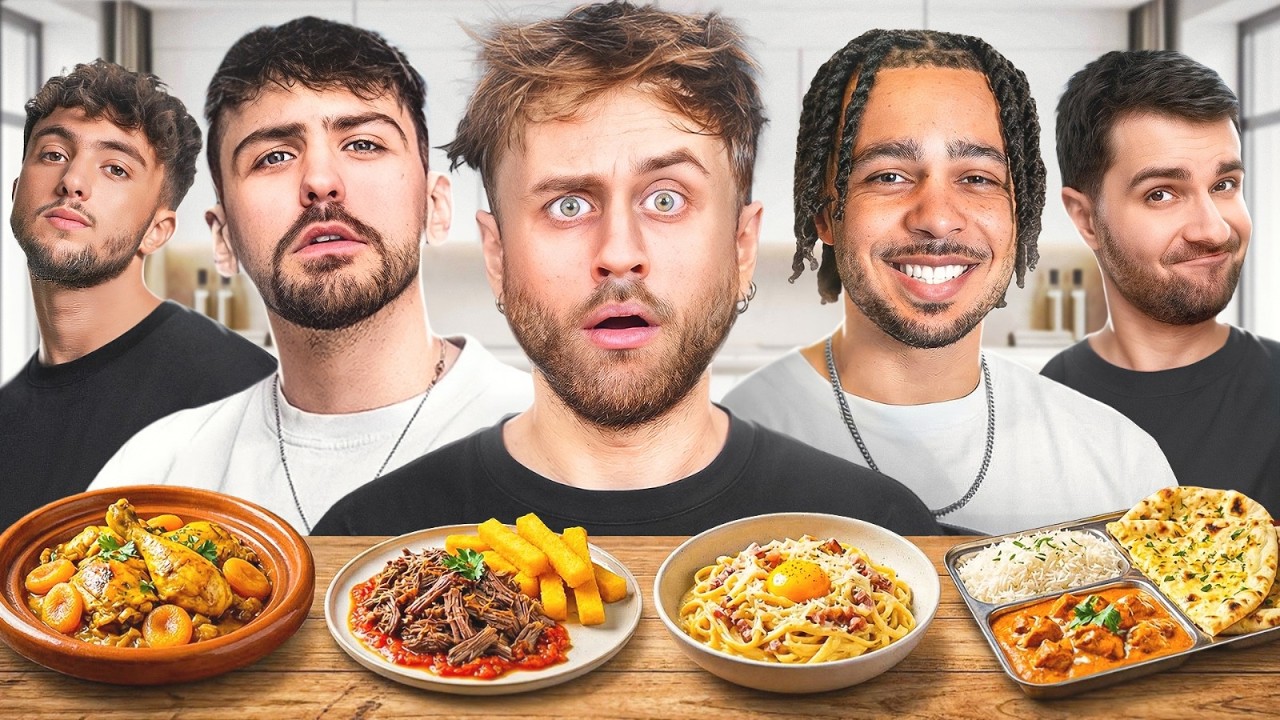 Je teste les PLATS PR&Eacute;F&Eacute;R&Eacute;S des YOUTUBEURS 😳 (ft. Joyca, Mastu, Amixem&hellip;)