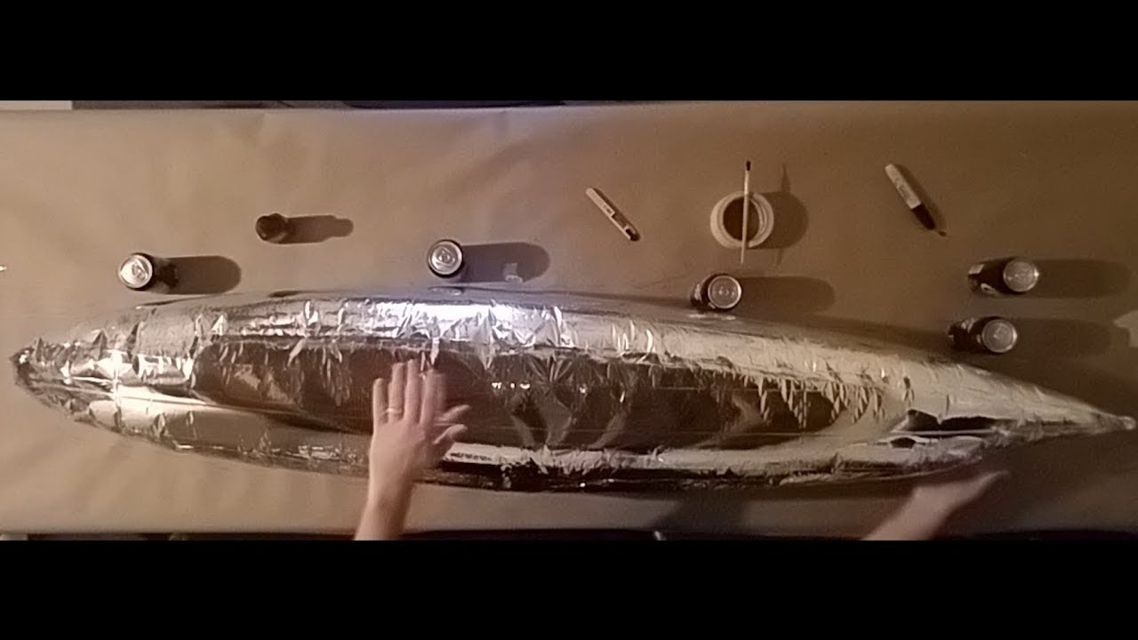 How to make a Blimp Envelope from Emergency Blanket Mylar