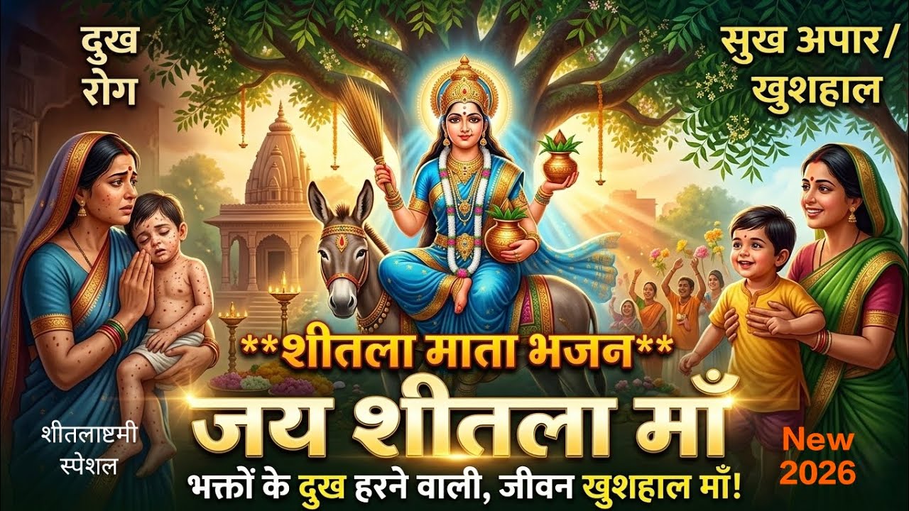 शीतला माता भजन | Sheetala Mata Bhajan 2026 | शीतलाष्टमी स्पेशल भजन | Aadi Shitla Mata Bhajan 