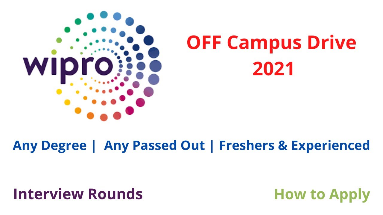 Wipro recruitment 2021 | Wipro jobs for freshers | Private jobs 2021 | Private company job