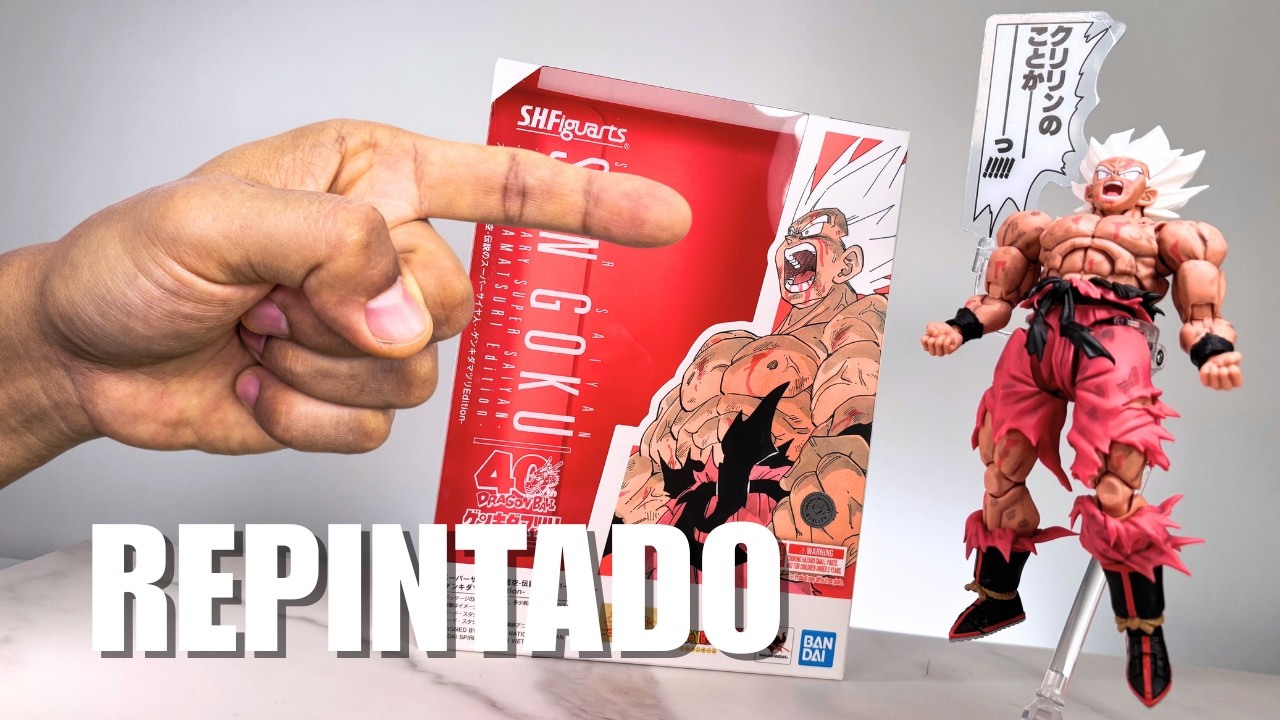 EL LEGENDARIO REPINTADO SUPER SAIYAJIN SON GOKU GENKIDAMATSURI SH FIGUARTS
