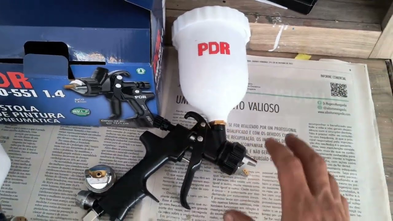 pistola pintura pdr pro 551 bico 1.4