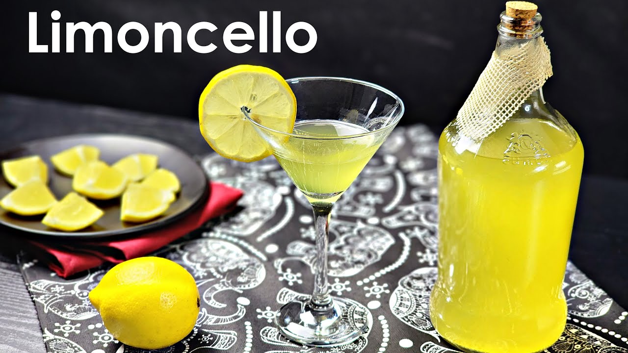 Como fazer Limoncello, Licor Italiano com Vodka. #limoncello #liqueur