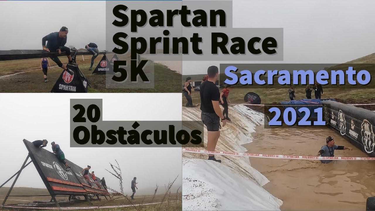 Carrera de 20 obstáculos SPARTAN Sprint 5k Sacramento 2021