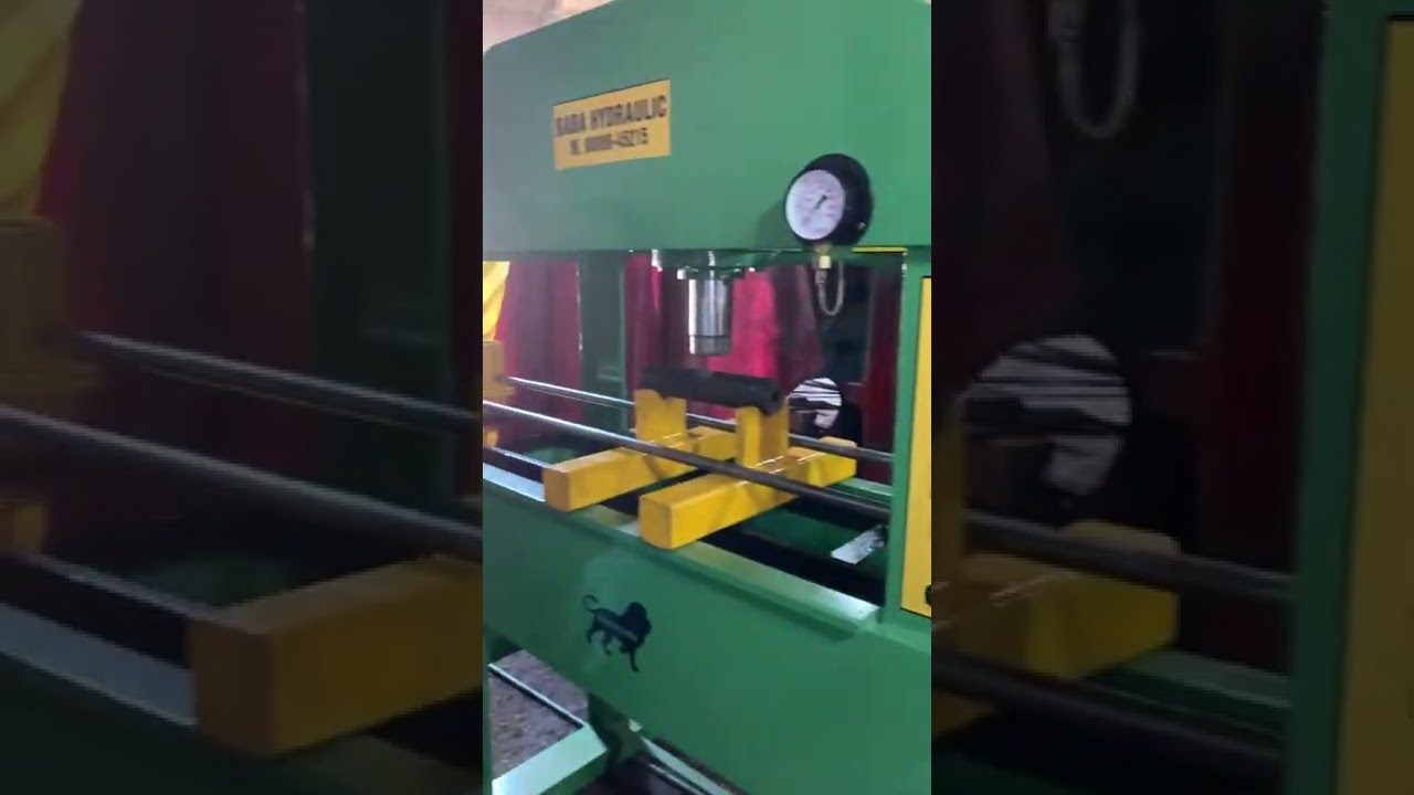 Hydraulic straightening machine
