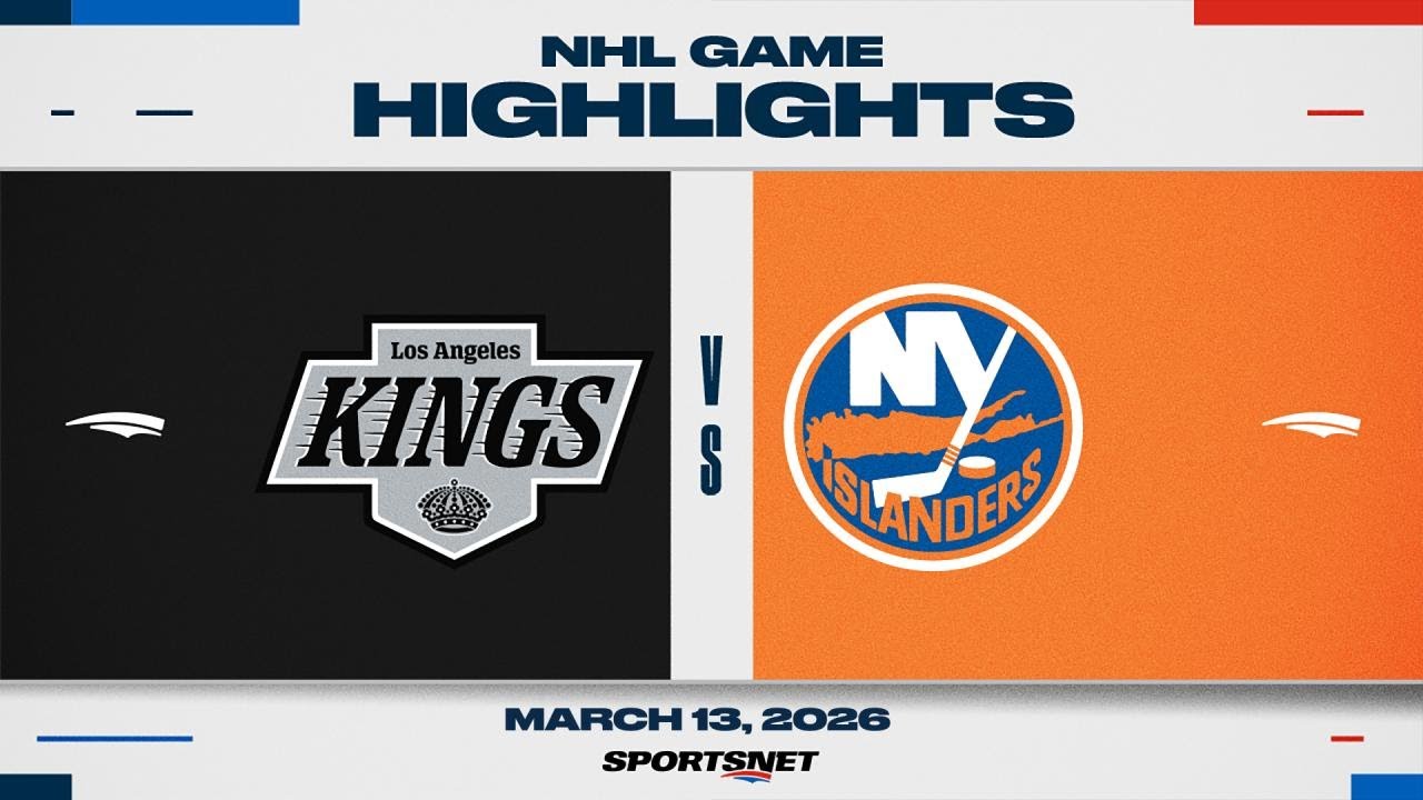 NHL Highlights | Kings vs. Islanders - March 13, 2026