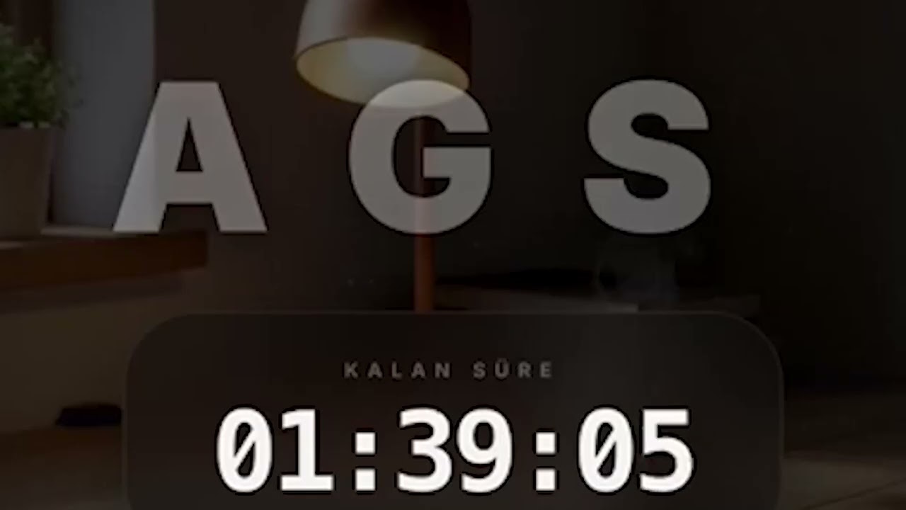 AGS sınav sayacı
