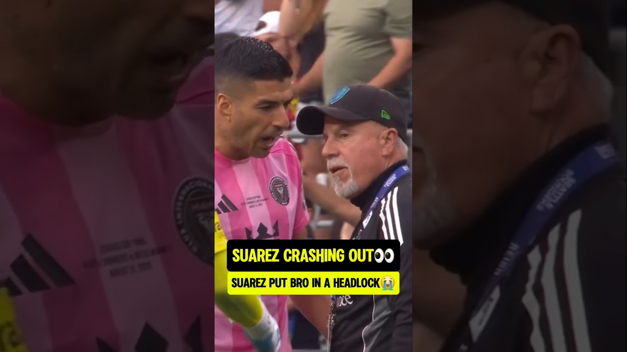 Suarez CRASHED OUT on opposing coach😭