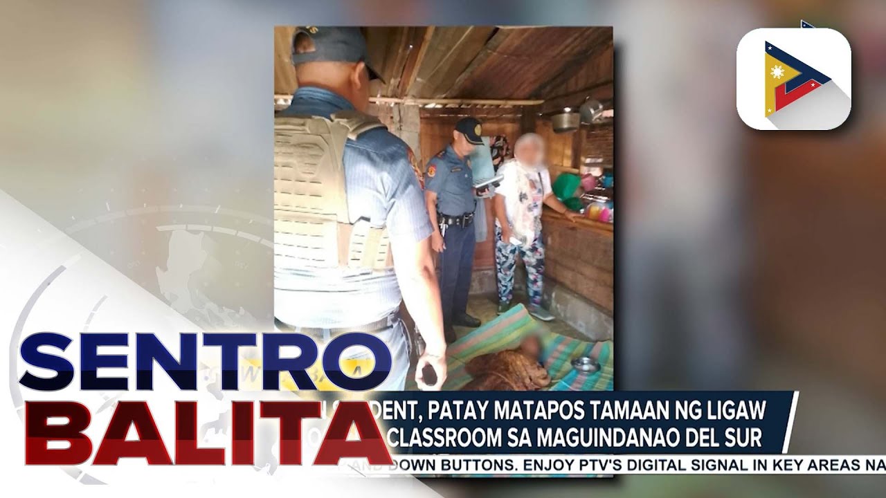 Kindergarten student, patay matapos tamaan ng ligaw na bala sa loob ng classroom sa Maguindanao...