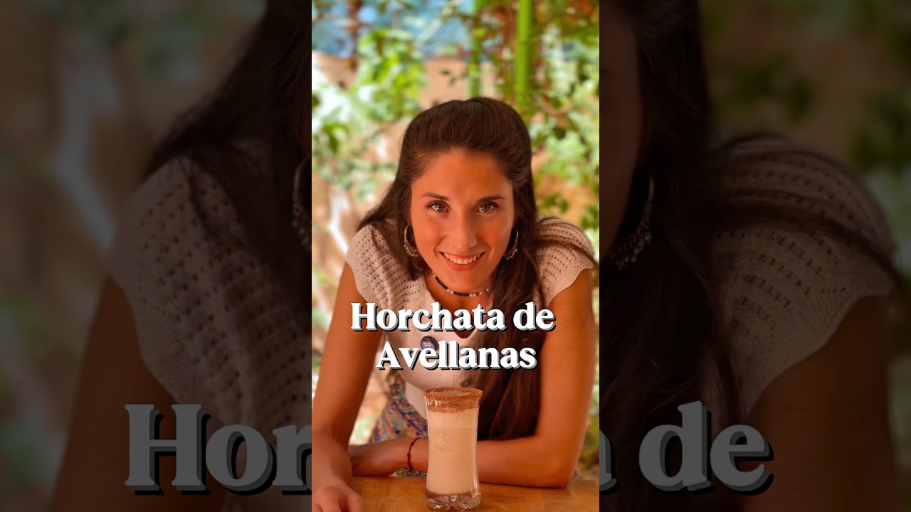 HORCHATA de AVELLANA GRANIZADA con Canela y Cacao🌰❄️