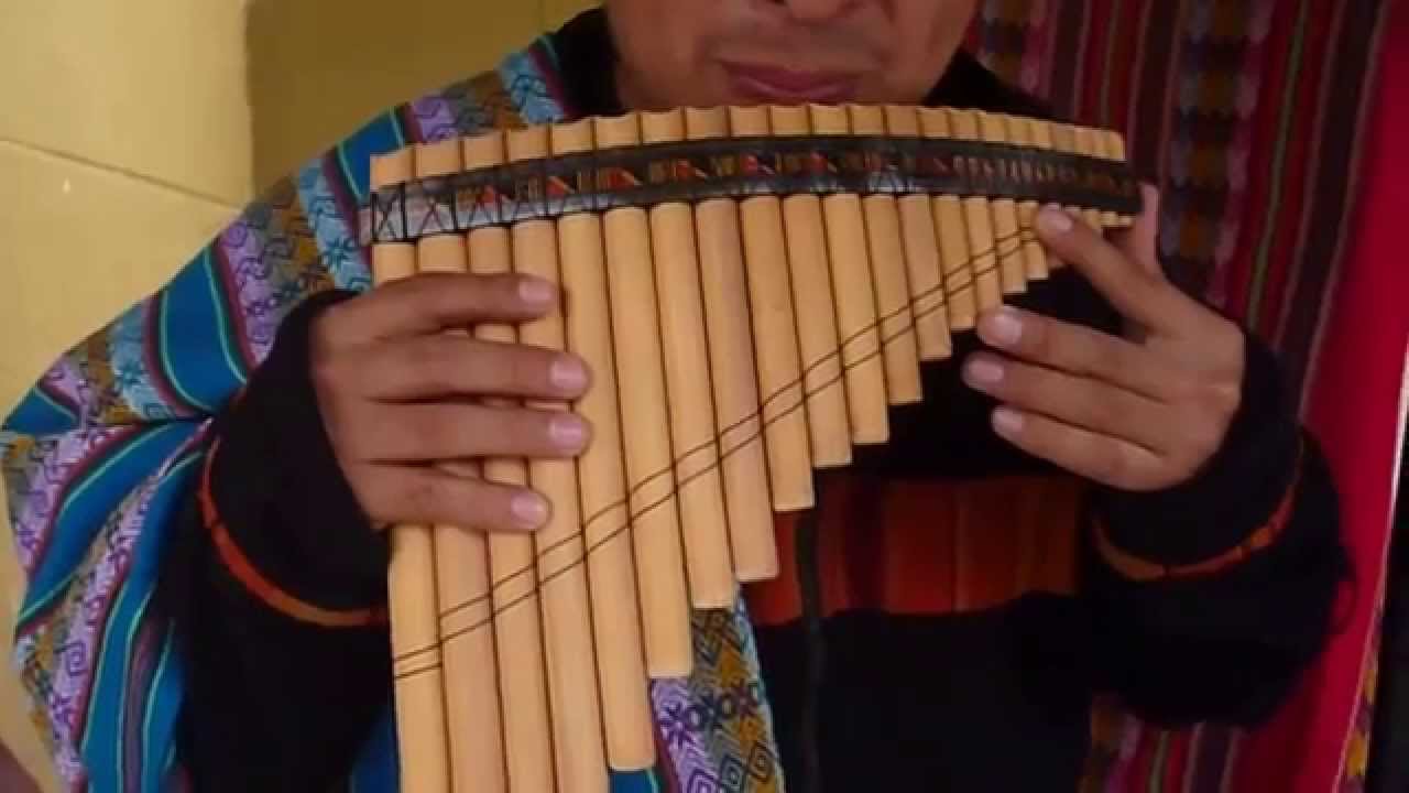 Chiquitita Song Played with a 22 Pipes Andean Panflute from Peru