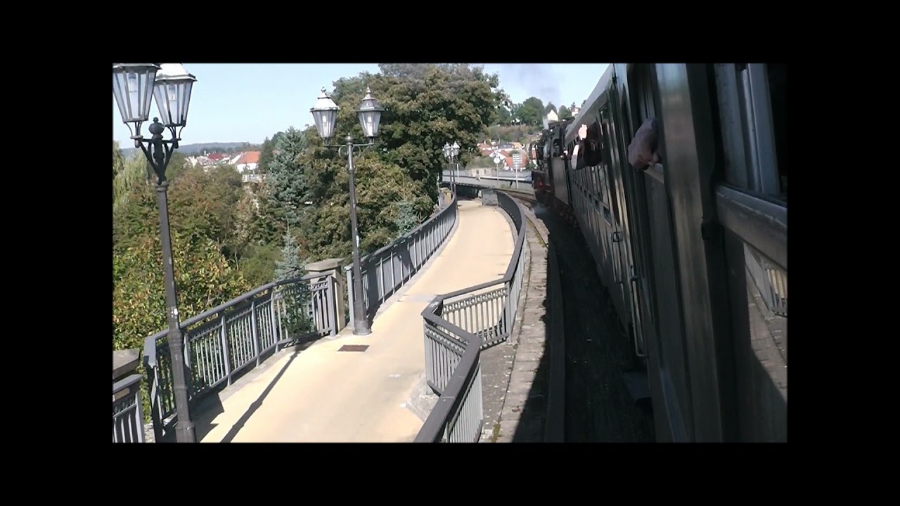 Mit 50 3610 in Pirna über die Elbe