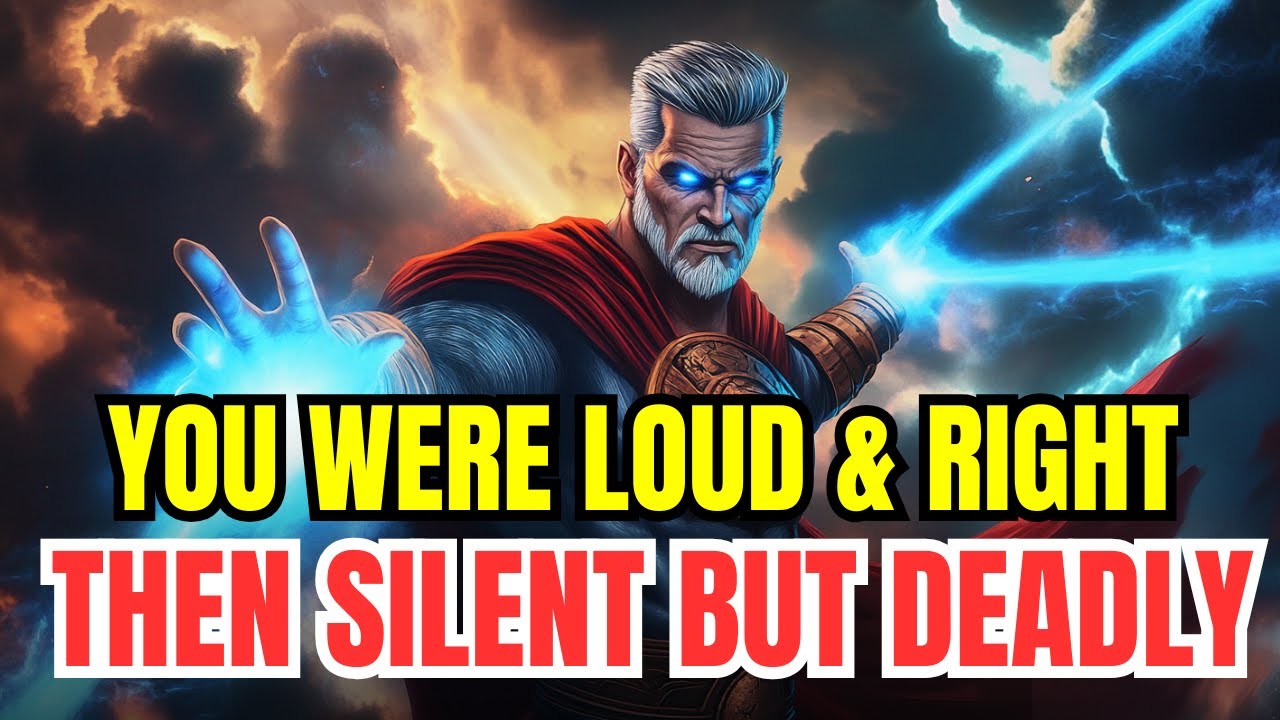 CHOSEN ONE, YOU WERE LOUD AND RIGHT….THEN SILENT BUT DEADLY!