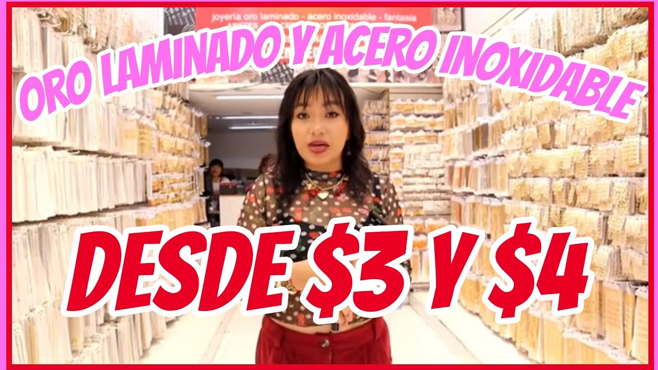 💍Bling Bling la Joyería con el Acero Inoxidable y el Oro Laminado mas BARATO en el Centro 