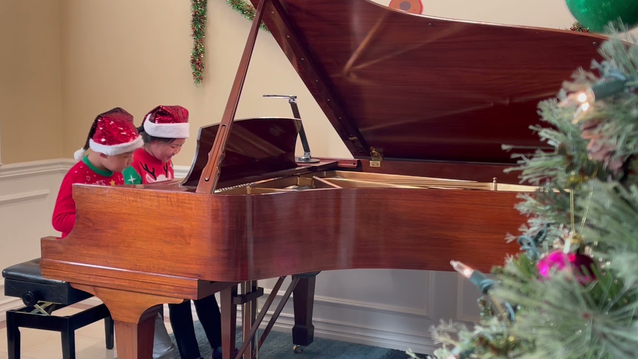 Jingle Bells Piano Duet 铃儿响叮当四手联弹