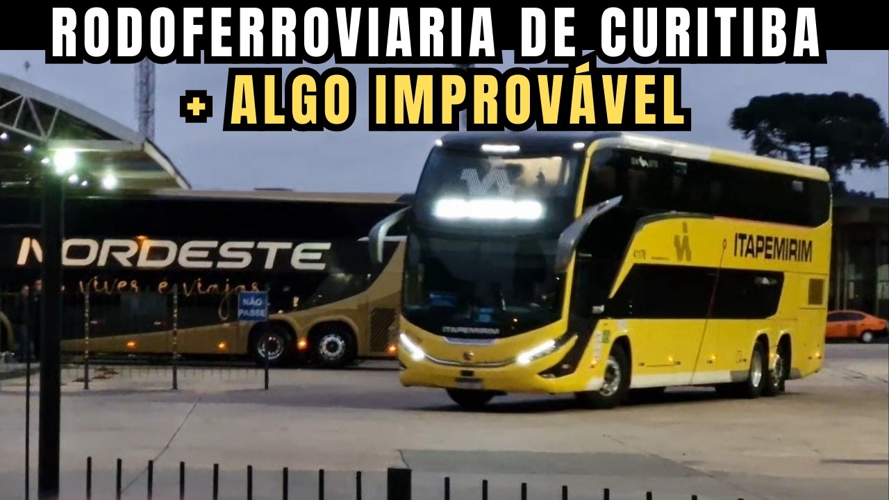 AS VEZES ACONTECE ! MOVIMENTAÇÃO NA RODOVIÁRIA DE CURITIBA E A PENHA VOLTANDO A DOMINAR 