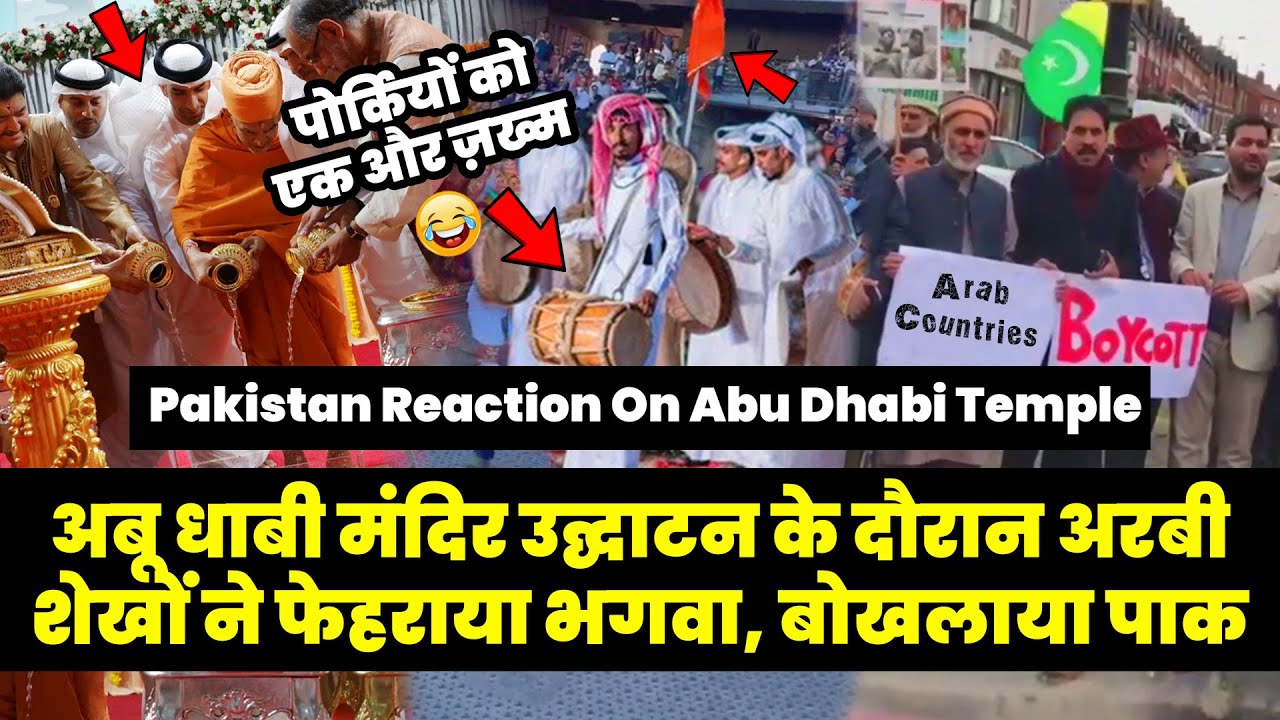 Muslim Desh Mai Bhagba Dekh Sulga Pak | Pakistan Reaction On Abu Dhabi Temple | Pak Roast | Twibro