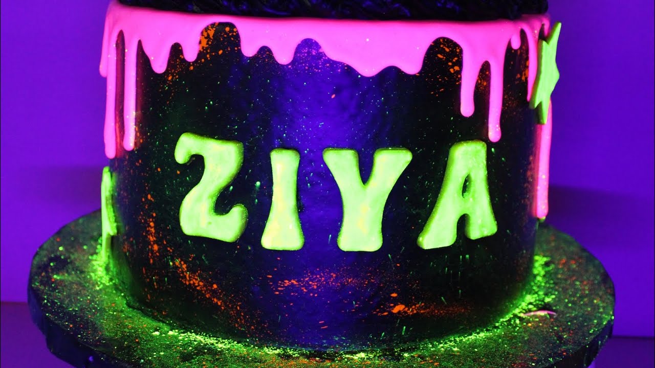 Glow in the dark cake